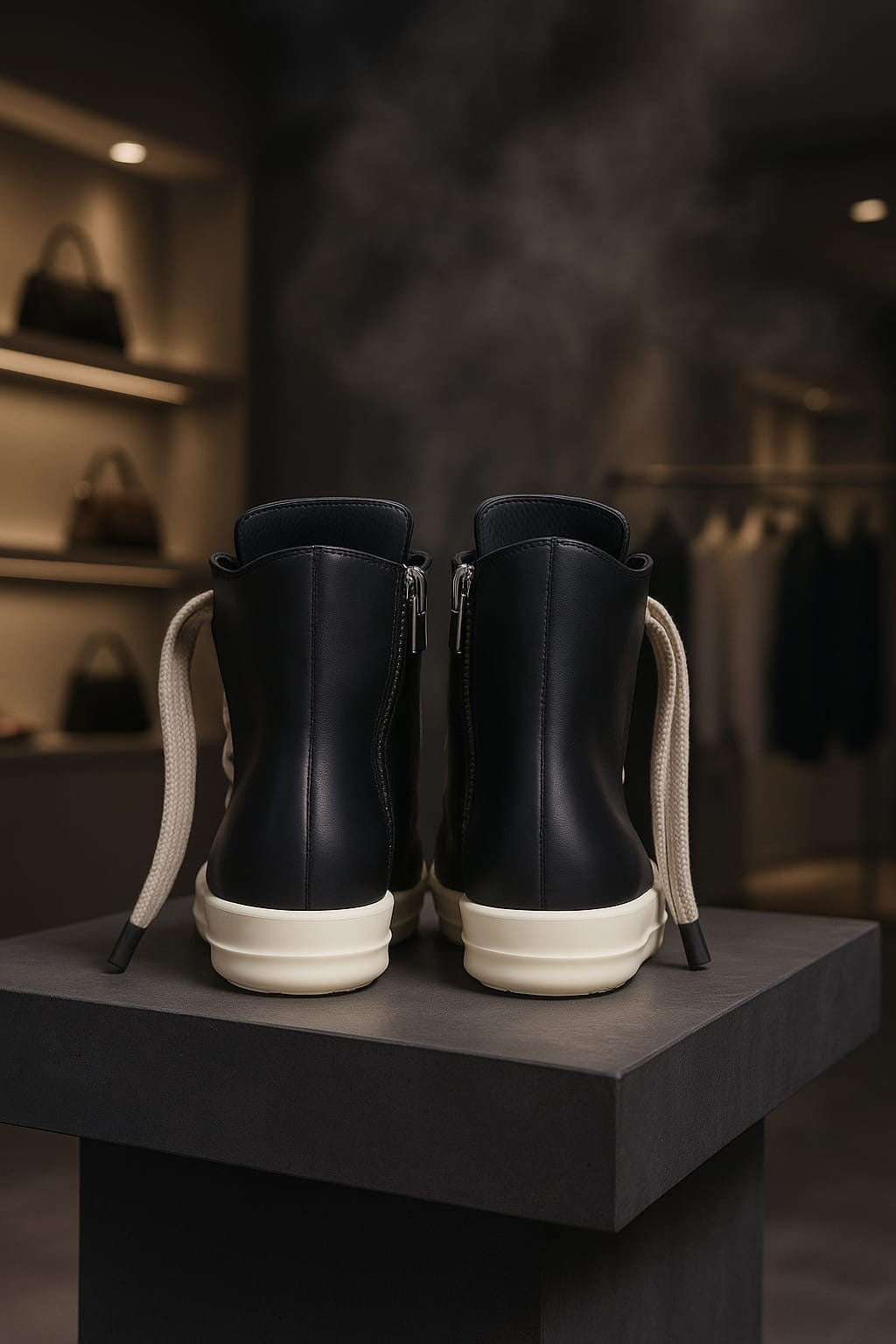 Rick Owens DRKSHDW Jumbo Lace – Black / Milk