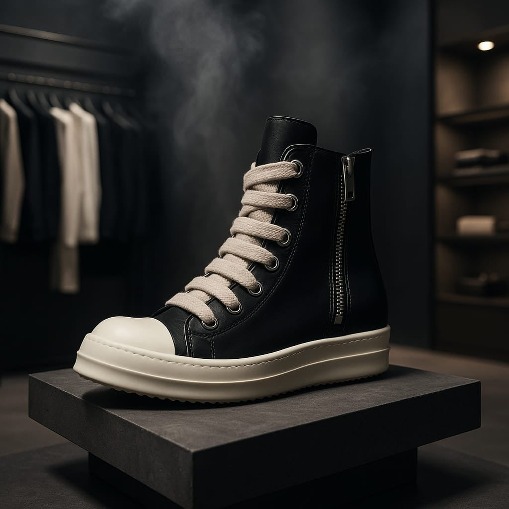 Rick Owens DRKSHDW Jumbo Lace – Black / Milk